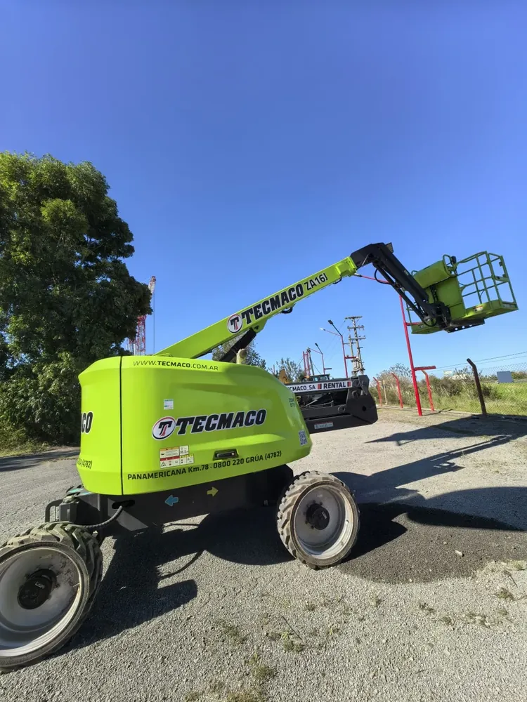 Plataforma articulada Zoomlion ZA16J 16 metros usada Argentina